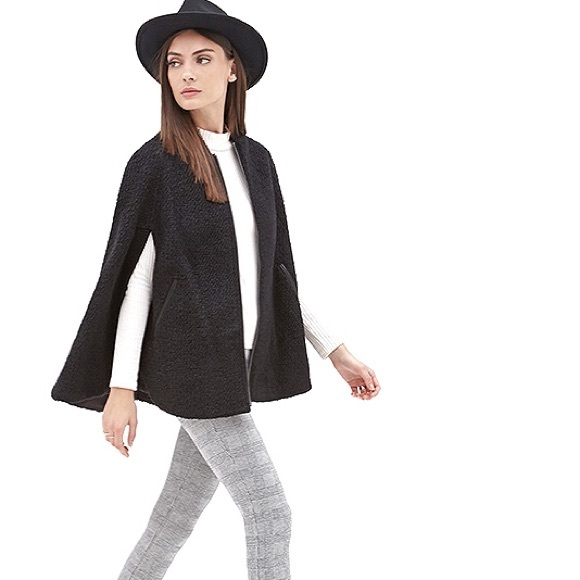 forever 21 cape jacket